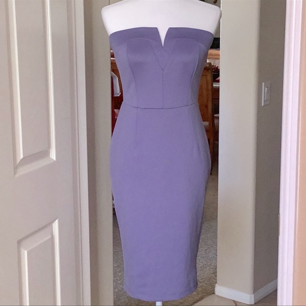 Venus Midi Dress, Lavender, US 6